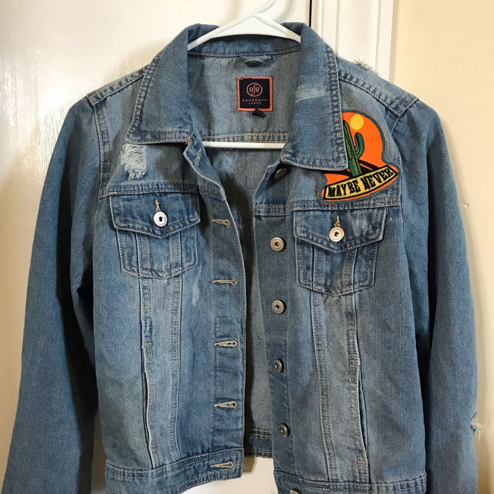 Distorted jean jacket